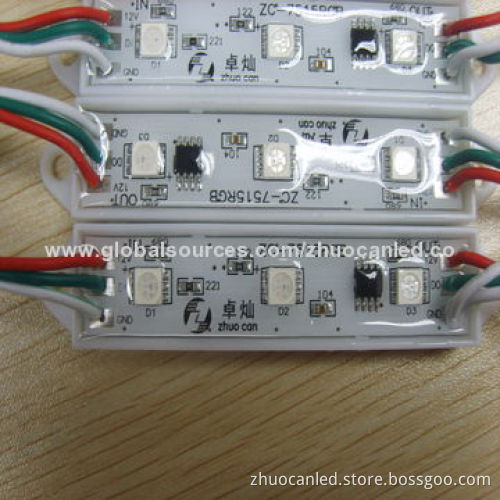 5730 3-piece chip injection SMD LED module, 12V DC input